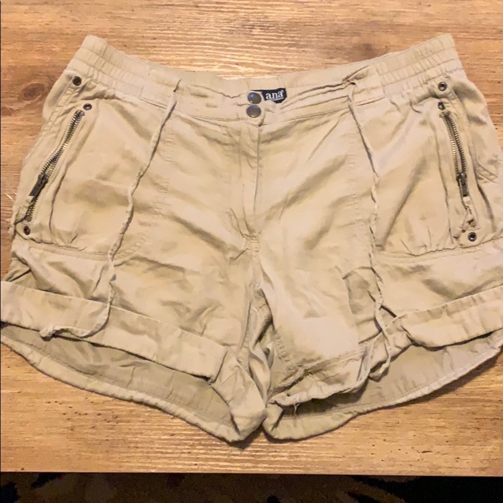 Tan Cargo Shorts